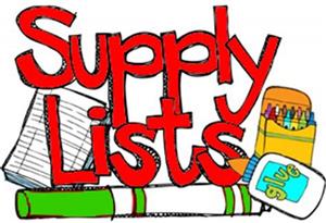 Supply Lists